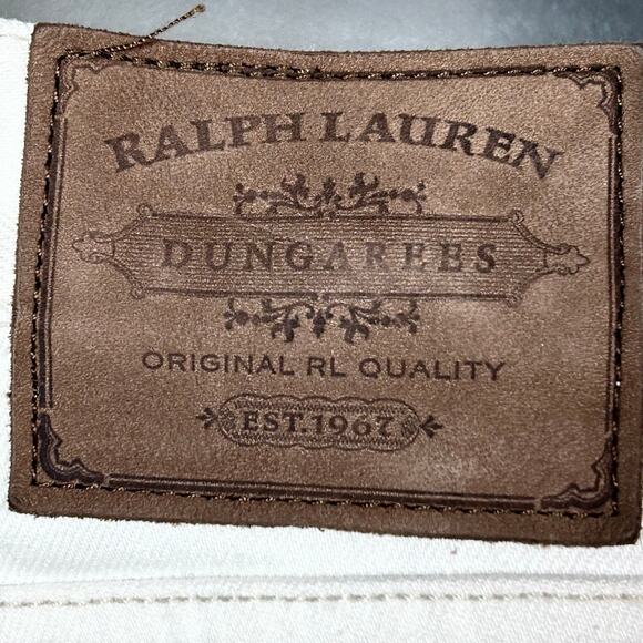 Ralph Lauren jeans size 26 flare fringe beaded western coastal cowboy white - Picture 8 of 10